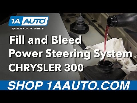 How to Fill & Bleed Power Steering System 05-10 Chrysler 300