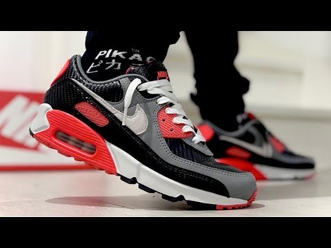 PERFECTION! NIKE AIR MAX 90 BLACK INFRARED CARBON FIBER Review & On Feet