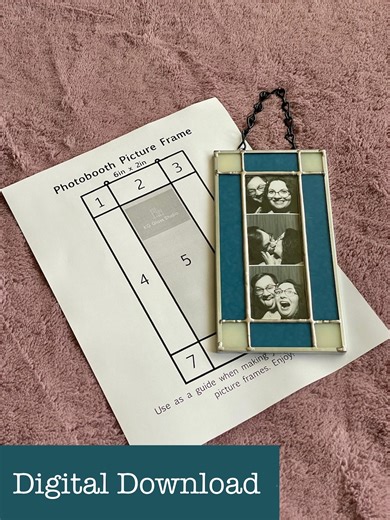 Modèle de cadre NUMÉRIQUE pour photos de photomaton New School 6 x 2 - Etsy France