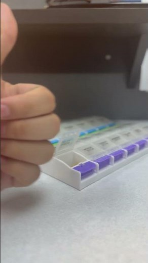 How to open a Pill Organizer