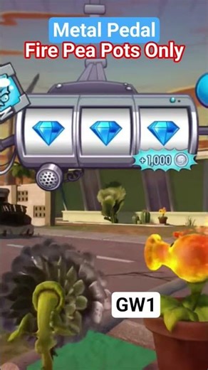 Hitting the 10k jackpot in PvZ #pvz #shorts