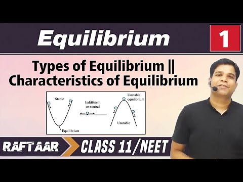 Equilibrium 01 || Types & Characteristics of Equilibrium || Class 11/NEET | RAFTAAR