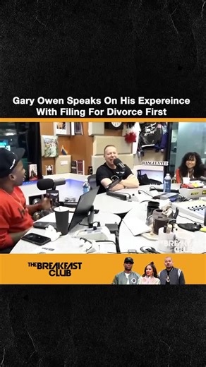 ⚠️ In case you missed it. @garyowencomedy joined #ThebreakfastClub & spoke on eventually being able to laugh about his divorce! . Follow @breakfastclubam 🔥 | Breakfast Club