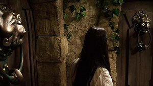 Watch 'It's very rude to stare! Oh! I'm sorry, I was just wondering which door to choose. HUH?...' | Labyrinth Clip