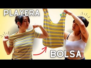 ♻️ De Playera a BOLSA en Minutos: ¡DIY Fácil y Rápido! 🛍️
