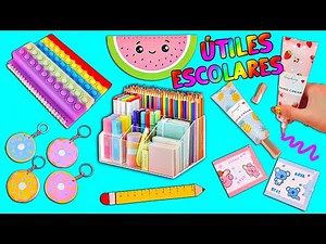 11 HAZLO TÚ MISMO IDEAS DE ÚTILES ESCOLARES - REGRESO AL COLEGIO - TRUCOS Y MANUALIDADES