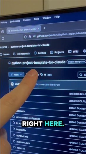 Use this repository when starting a new AI-backed Python project #python #coding #softwareengineer