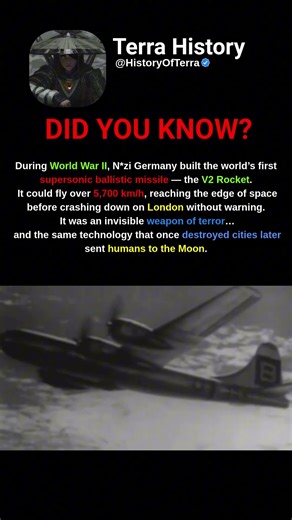 Germany's V2 Rockets are Faster than the speed of Sound