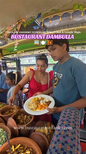 Introducing Sri Lanka's 1st Bus Restaurant to the world📍🇱🇰 #world #viral #travel #srilanka #food