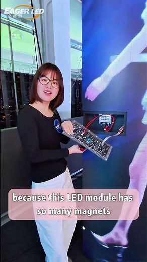 Boss, take a look at this uniquely designed LED screen! #leddisplay #ledscreen #ledwall #eagerled