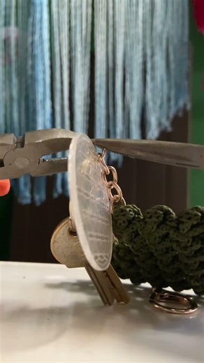 Llavero corazón en macramé #aprendermacrame #emprendimiento #macrame #hechoamano #tutorial