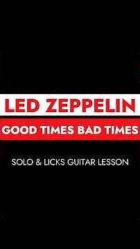 Good Times Bad Times (Led Zeppelin) | Guitar Solo #guitar #shorts