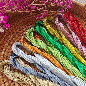 Metallic Embroidery Floss: Silver, Gold, Glitter Thread - 1 Meter - Etsy