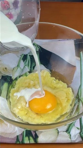 Pfannkuchen ohne Mehl #food #breakfast #shorts #3zutaten