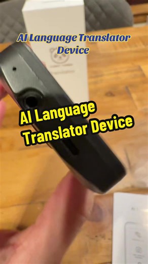 AI Language Translator Device #retrosega81 #travel #translator #tech #tiktokmadebuyit