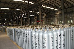 [Hot Item] 40L Industrial CO2 200bar High Pressure Vessel Seamless Steel Carbon Dioxide Gas Cylinder