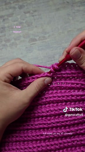 1 Row Repeat BLO Stitch Crochet Pattern Tutorial
