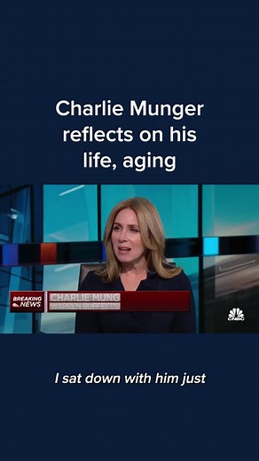 CNBC’s Becky Quick discusses her recent interview with Charlie Munger ahead of what would have been his 100 birthday. Long-time business partner of Warren Buffett, Munger died at the age of 99 on Tuesday. Watch more of Munger’s interview, at the #linkinbio. #cnbc