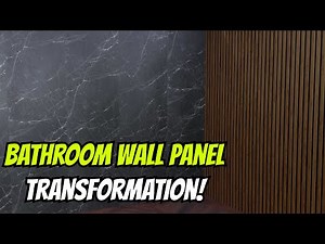 Bathroom Wall Panel Transformation | Complete Guide feat. Craig Phillips | Online Tutorial
