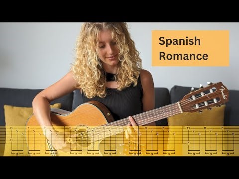 Spanish Romance - Classical Guitar with TAB