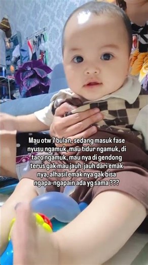 Lagi sama mamanya pun tetep nengok ke belakang terus mastiin yg di belakang mama nya bukan siih#fyp