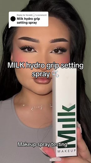 Makeup Spray Testing | Milk Hydro Grip Setting Spray