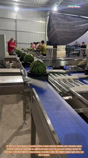 The Art of Automated Watermelon Grading and Sorting