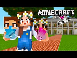 Trabajo en mi GUARDERÍA de MINECRAFT | Andre se hace gamer | Juegos de Minecraft en español