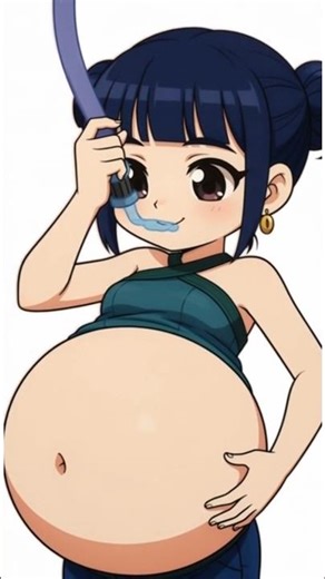 water inflation zoey / inflation animation