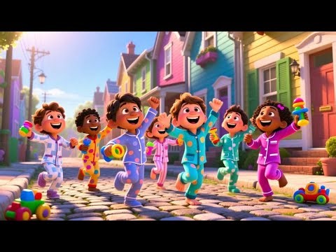 Color Town Song | Fun Learning Rhyme for Kids | Nursery Rhymes & Songs for Children