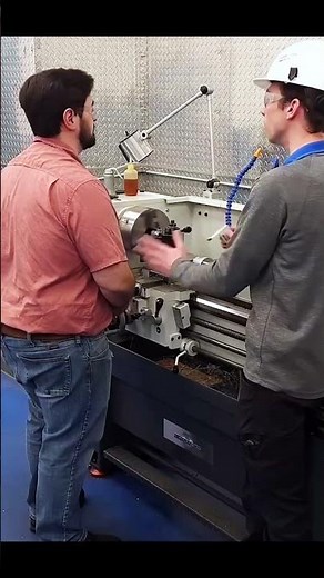 Safety rule for engineers in a machine shop 😆 *volume up*