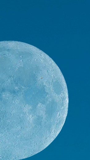 Something Just Passed in Front of the Moon! While observing the Moon, a space rock suddenly passed right in front of it a rare and amazing moment captured in space. 🌕☄️ Such rocks travel freely through space, and sometimes they crash into the Moon since it has no atmosphere to stop them. 🌑💥 #space #SpaceX #NASA #fblifestyle | Nighttime.Adventures