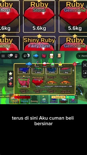 CARA Untuk mendapatkan Ruby Gamestone di Fish it Roblox #fishit #roblox