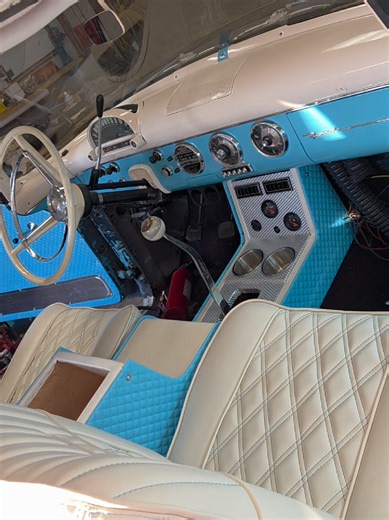 Upholstering the Ford Customline Center Console