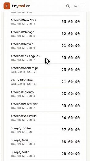 Timezone Converter — Free Online Tool | TinyTool.cc