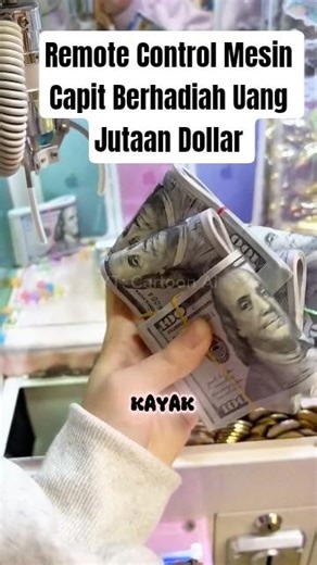 Remote Control Mesin Capit Berhadiah Uang Jutaan Dollar