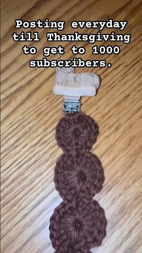 I made a crochet pacifier clip!! #homesteadlife #crochet #baby