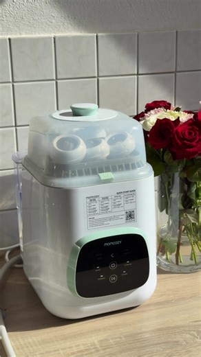 Not washing bottles by hand is my favorite part of motherhood 🤭🍼✨ #bottlewasher #momcozybottlewasher #babyflaschen #mamablogger #mommusthave @Momcozy_DE @Momcozy-DE @Momcozy Official