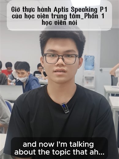 Giờ thực hành Aptis Speaking P1 của học viên trung tâm_Phần 1 #LearnOnTikTok #EnglishTips #aptisesol #tienganhb1b2 #luyenngheaptis #speakingaptis #aptis #luyennoitienganh #ielts #totnghiep #studytok #luyenspeaking #onaptis #aptisb1 #trending #HocTiengAnh