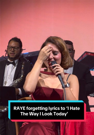 RAYE Forgets Lyrics to 'I Hate The Way I Look Today' in DC