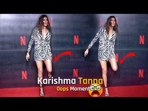 High Heels और Short Dress की वजह से Oops Moment का शिकार होने से बची Karishma Tanna 🫢🫣😰