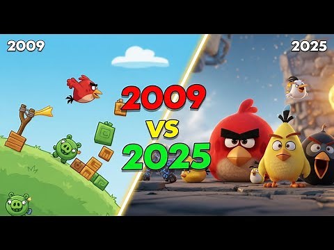 Every Angry Birds Game Compared (2009–2025) – EPIC Evolution of Angry Birds!