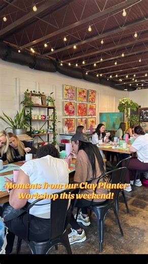 Fun and creativity was alive in the studio this weekend! There are even more clay workshops coming up: •Intro to Pottery: Ceramic Bowls- 3/7 •Intro to Pottery: Wildflower Mugs- 3/14 •Intro to Pottery: Pocket Wall Vase- 3/21 •Pottery Date Night (Wildflower Vases)- 3/28