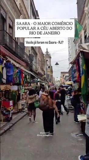 Saara Maior Comércio Popular do Rio de Janeiro