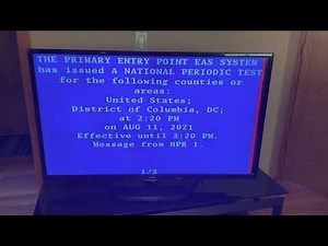 National EAS Test August 2021