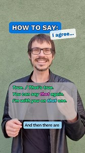 13K views · 653 reactions | How to say 'I agree' without saying 'I agree' Impress your audience! (2 great idioms included!) #vocabularytips #vocabulary #englishvocabulary #idioms #englishexpressions #naturalenglish #fluentenglish #fluency #speakenglish #speakingenglish #speakingtips #englishspeaking #englishconversation #englishforadults #dailyenglishlesson #dailyenglish #dailyvocab #cambridgeexams #cambridgeadvanced #IELTS | Your English Upgrade | Facebook