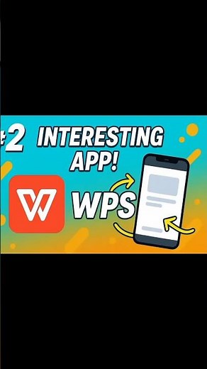WPS Office Tips & Tricks 2025 | Shortcut Se Kaam Fast Karein! #shorts #mobiletips #tech #trending