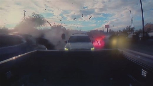 Video: Speeding Las Vegas driver crashes into cars, killing 3, prosecutors say