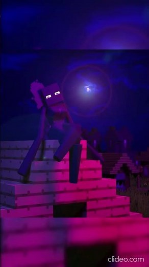 Enderman Girl in the Quiet World #minecraft #animation
