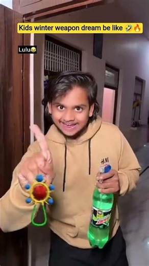 kids winter weapon dream be like 🤣🔥 #comedy #funny #shorts #chaman #chotabhai #relatable #shortsfeed